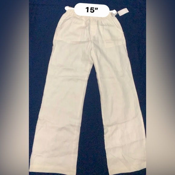 ☀️Neiman Marcus ☀️ Sunset Beach Linen 100% Pants☀️Nuevo☀️Small ⭐️#MAC - Picture 7 of 11